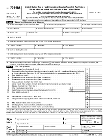 IRS Form 706-NA - Thumbnail