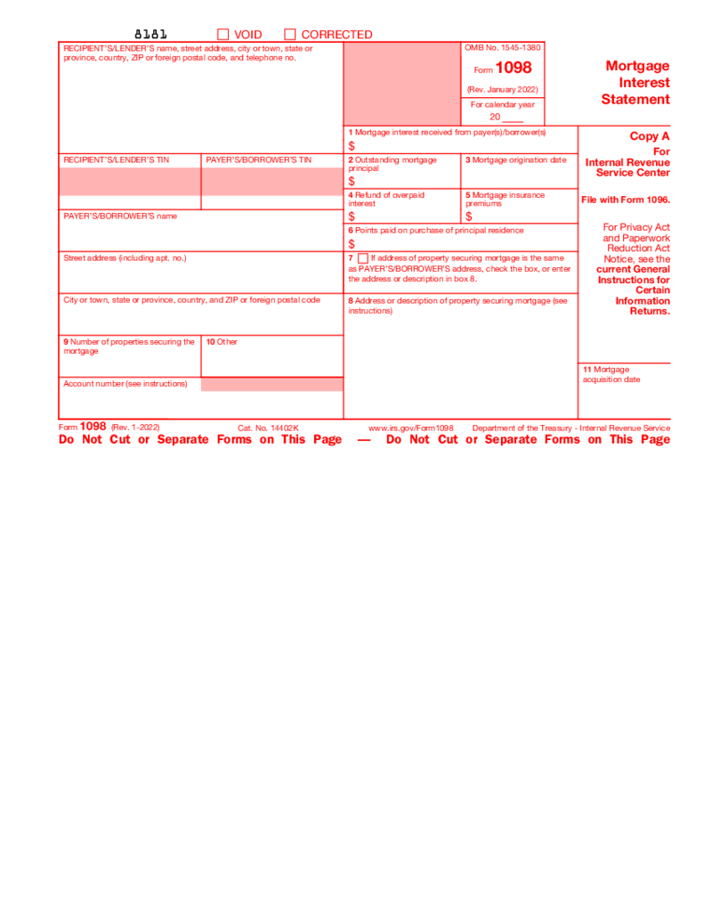 Form 1098 (2023)