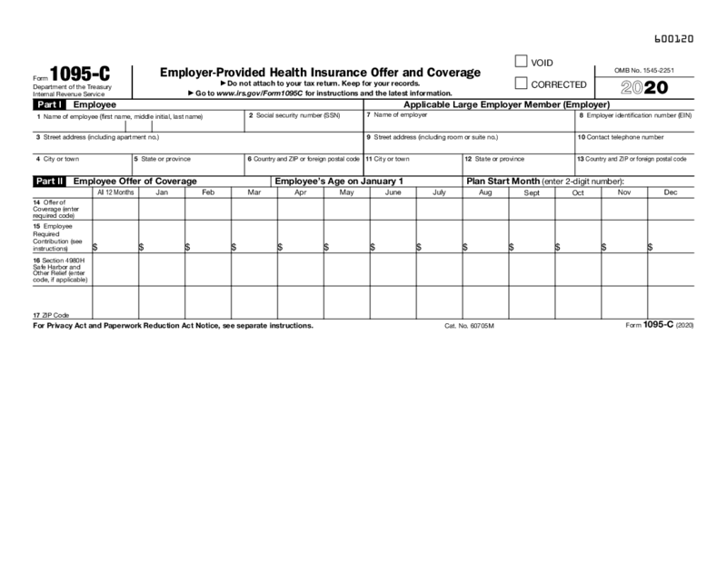 Form 1095-C (2020)