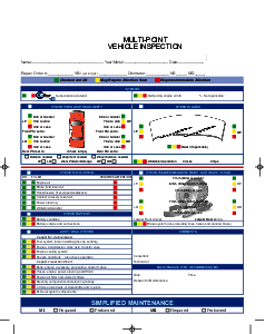 Fillable Multi-point Vehicle Inspection Form - Thumbnail