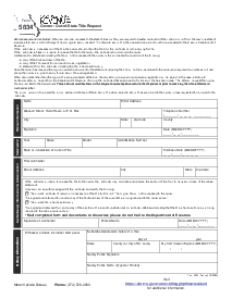 Form 5834 - Owner - Out-of-State Title Request - Thumbnail