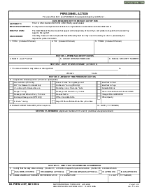 DA 4187 Form - Thumbnail