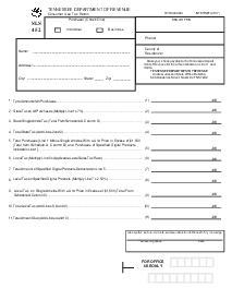 Fillable Consumer Use Tax Return SLS 452 - Thumbnail