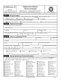 FinCen Form 107 - Thumbnail