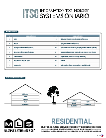 Fillable MLS Property Information Form - Residential - Thumbnail