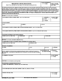 Fillable DD Form 372 - Thumbnail