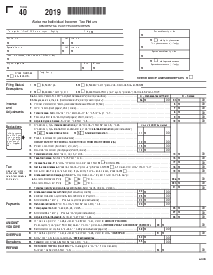 Alabama Form 40 (2019) - Thumbnail