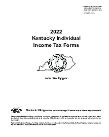 Kentucky Form 740 Booklet - Thumbnail