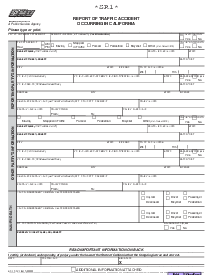 California Traffic Accident Report - Thumbnail
