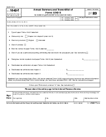 Form 1042-T (2023) - Thumbnail