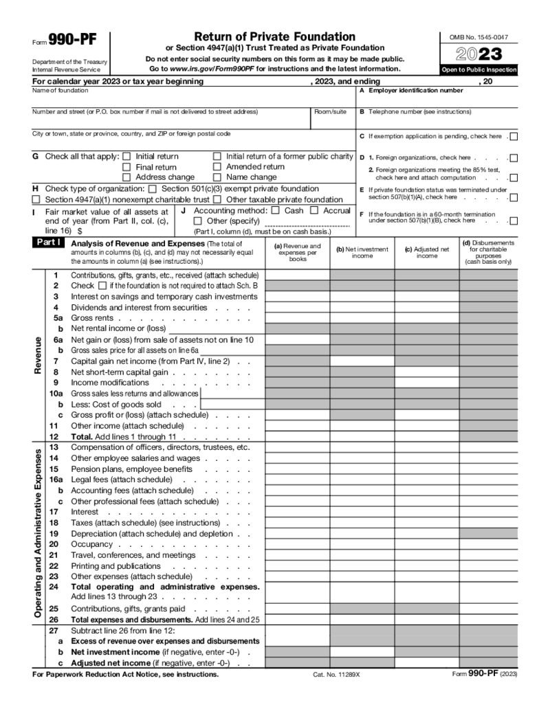 Form 990-PF