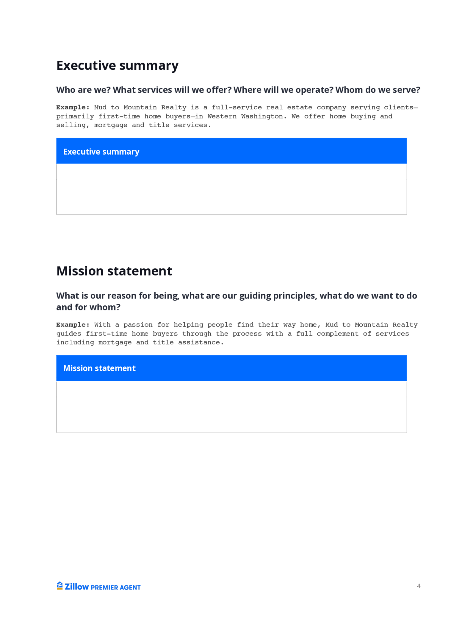  Zillow Real Estate Business Plan - Thumbnail