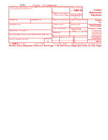 Form 1099-G - Thumbnail