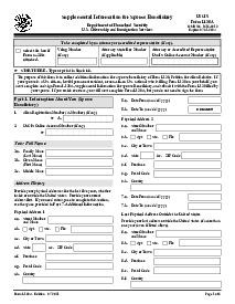 Form I-130A - Thumbnail