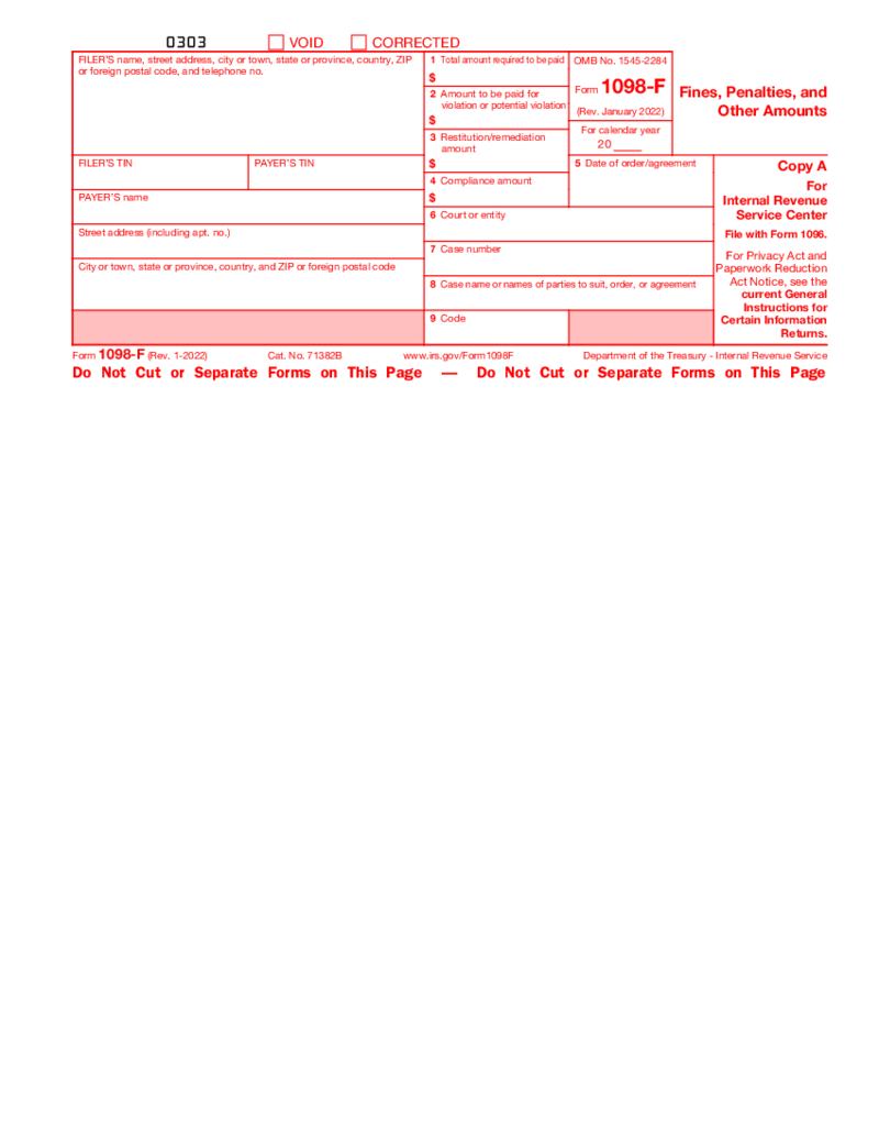 Form 1098-F