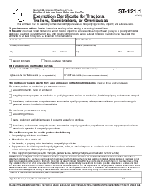 New York Form ST-121.1 - Thumbnail