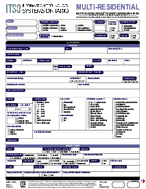 Fillable MLS Property Information Form - Multi-Residential Sale - Thumbnail