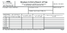 Form 4070-A - Thumbnail