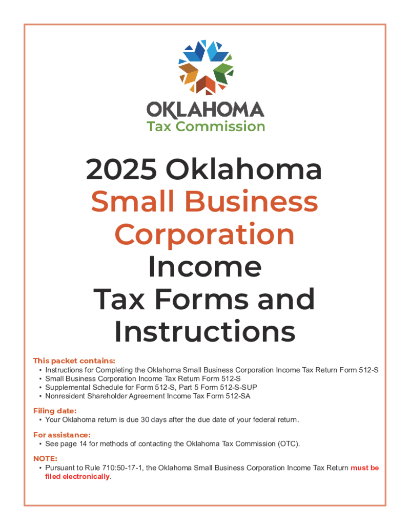 Oklahoma Form 512-S
