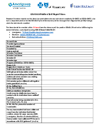 COVID-19 Positive Test Report Form - Thumbnail