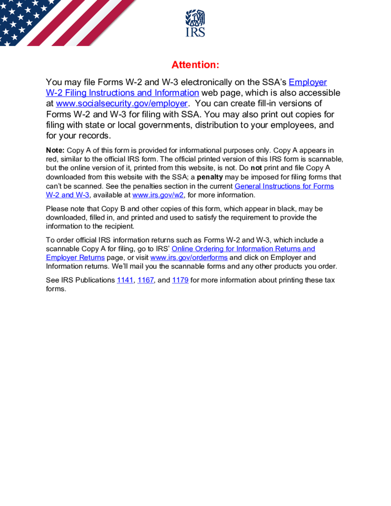 W-3 Form (2022)