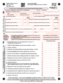 Connecticut Resident Income Tax Return - Form CT-1040 - Thumbnail