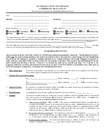 Letter of Intent to Purchase Commercial Real Estate - Thumbnail