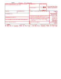 Form 1099-S (2021) - Thumbnail