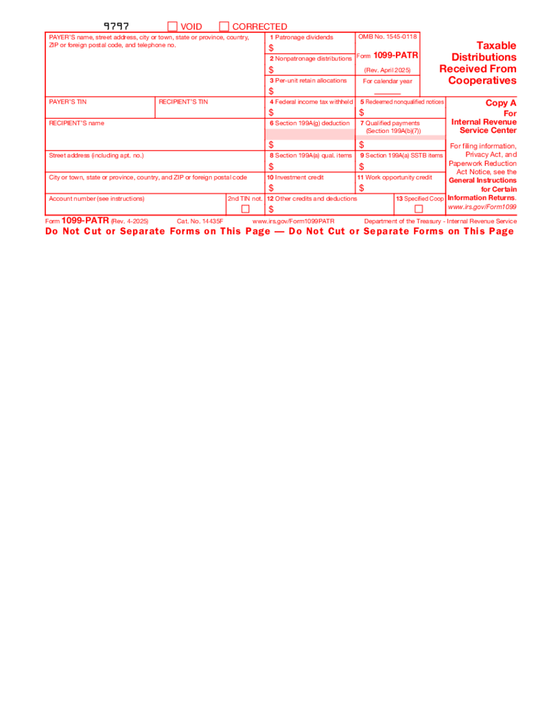 1099-PATR Form