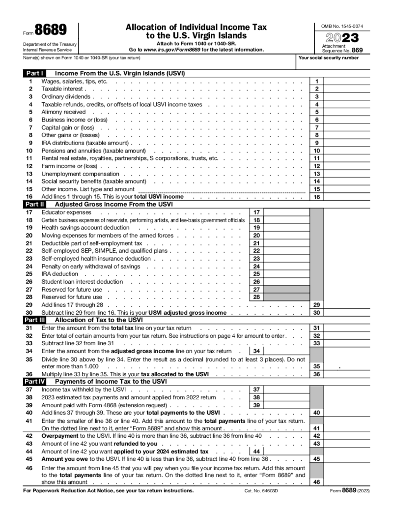 Form 8689 (2023)