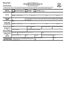 Connecticut Bill of Sale Form - Thumbnail