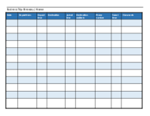 Business Trip Itinerary Template - Thumbnail