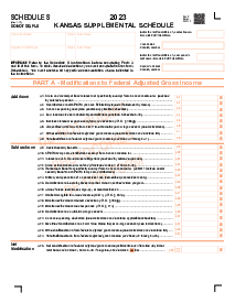 Kansas Schedule S - Thumbnail