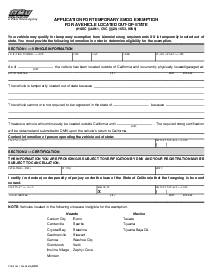 Application for Temporary Smog Exemption (REG 5103) - Thumbnail