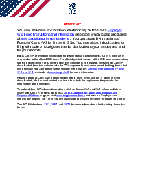 Form W-3SS - Thumbnail