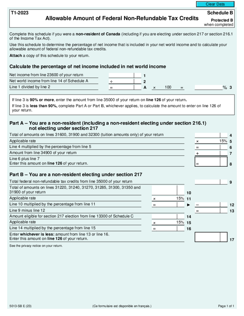 Form 5013-SB