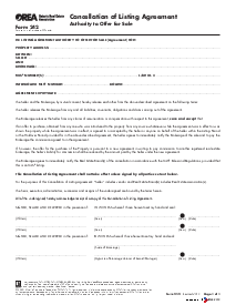 OREA Form 242, Cancellation of Listing Agreement - Thumbnail