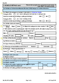 IVA Application Form 1H - Lorries or Goods Vehicles - Thumbnail