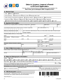 Massachusetts Real ID Application Form - Thumbnail