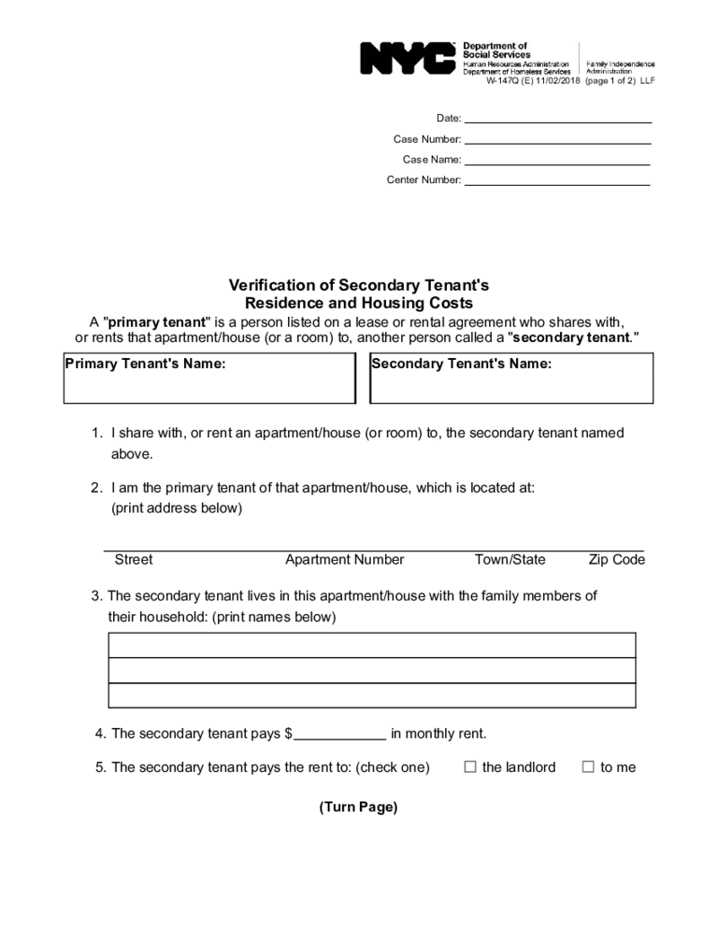 Form W-147Q