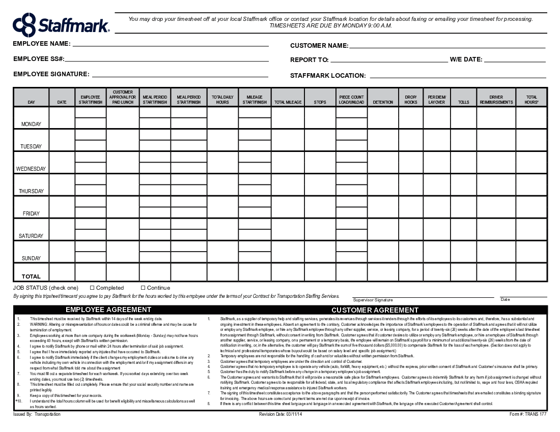 Staffmark Pay Stubs