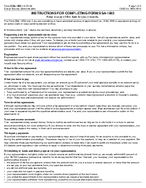 SSA-1693, Fee Agreement for Representation - Thumbnail