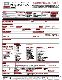 Fillable MLS Property Information Form - Commercial Sale - Thumbnail