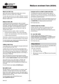 Medicare enrolment form (MS004) - Thumbnail