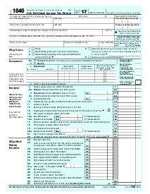 Form 1040 (2017) - Thumbnail