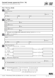 General tenancy agreement (Form 18a) - Thumbnail