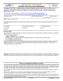 Form 14411, Systemic Advocacy Issue Submission - Thumbnail