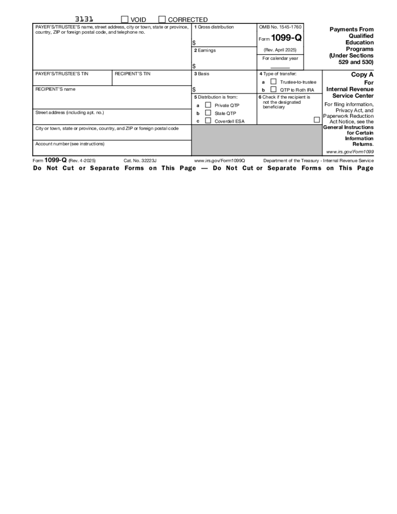 Form 1099-Q
