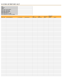 Moving Inventory List - Thumbnail