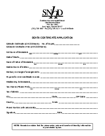 Blank Ohio Birth Certificate - Thumbnail